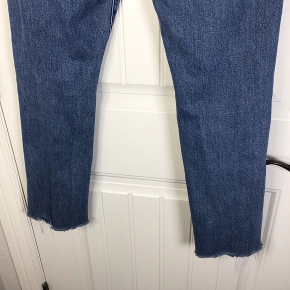 MOTHER Superior The Trickster Skimp Frayed Jeans in Thrill Seeker Size 31. - Picture 7 of 10